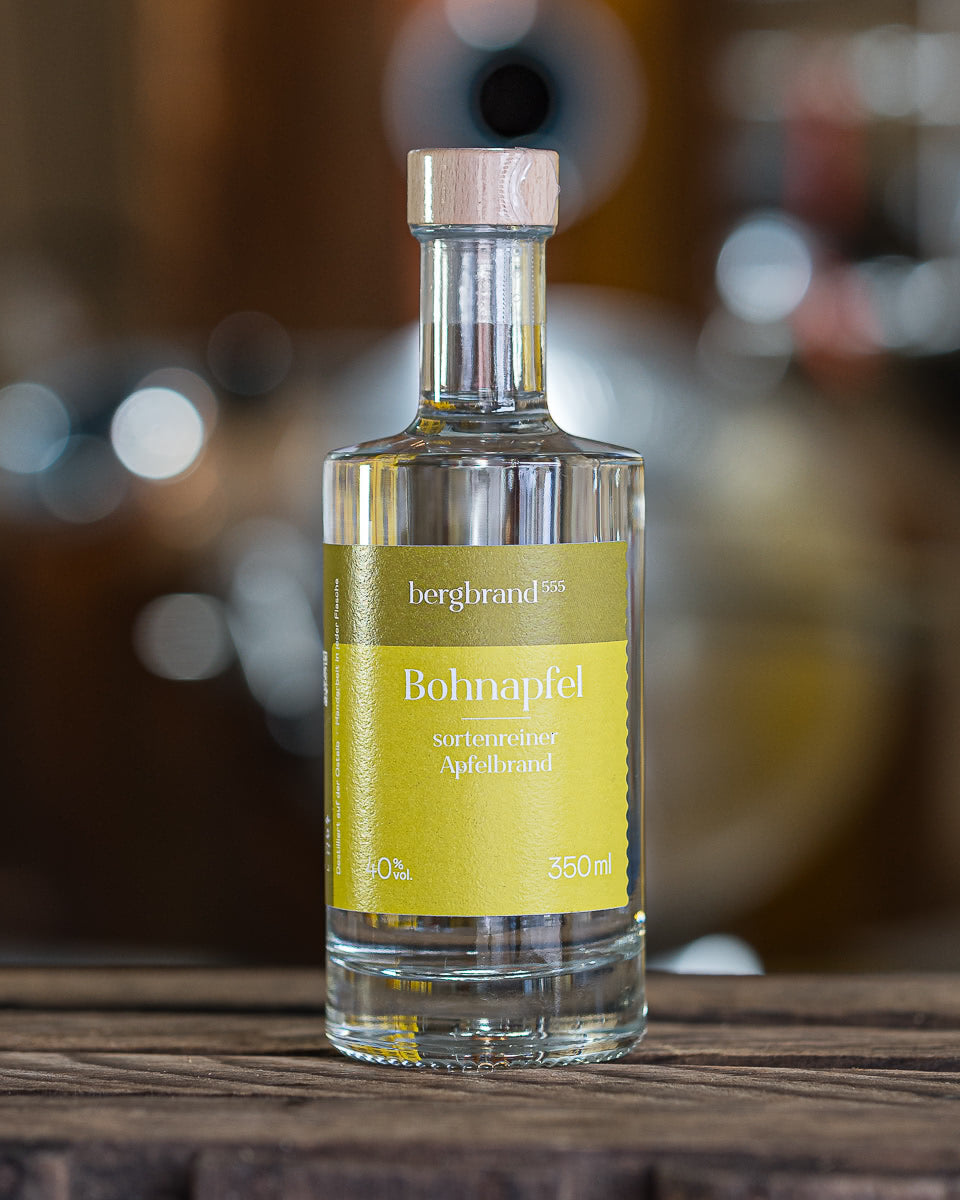 Bohnapfelbrand – sortenreiner Apfelbrand (Bio)